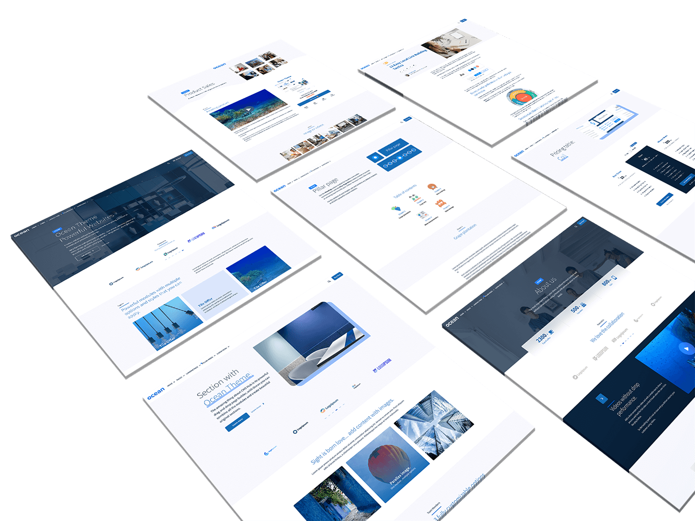 Ocean Theme - CMS HubSpot